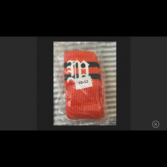 Brand new Orange (Miami) baseball Sox - Picture 2 of 3